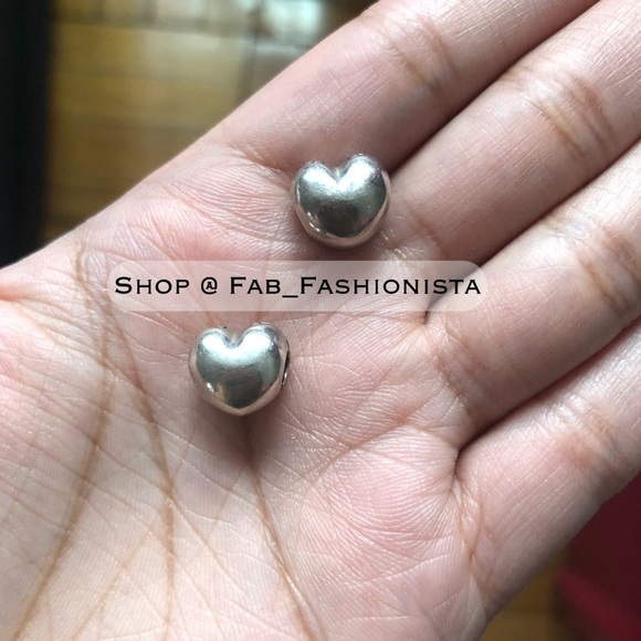 Pandora retired sterling silver heart clips (2) - Picture 5 of 6